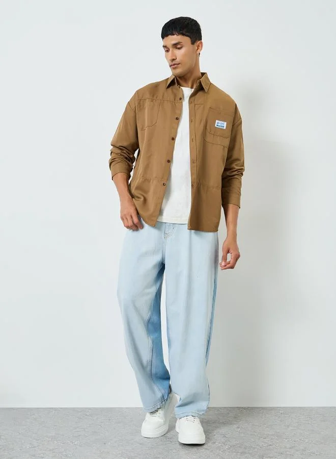 Men Mid Rise Baggy Washed Jeans